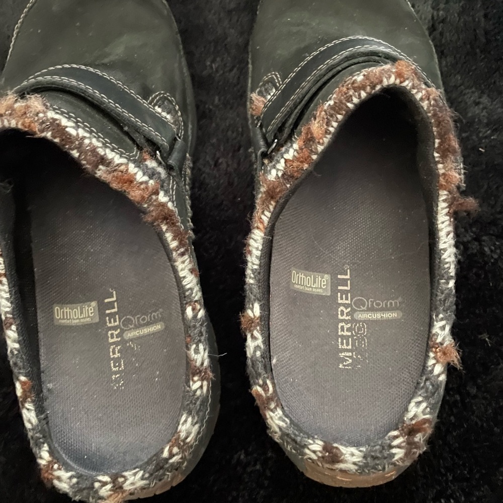 Merrell Encore Scoop Slide On Clogs With Knit Edg… - image 4